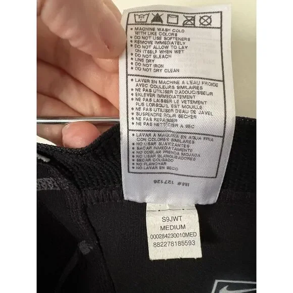 Nike Pro Padded Football Girdle Black Compression Protective Sport Gridiron Gear - Picture 6 of 8